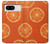 W3946 Seamless Orange Pattern Funda Carcasa Case y Caso Del Tirón Funda para Google Pixel 8