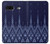 W3950 Textile Thai Blue Pattern Funda Carcasa Case y Caso Del Tirón Funda para Google Pixel 7