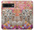 W3916 Alpaca Family Baby Alpaca Funda Carcasa Case y Caso Del Tirón Funda para Google Pixel 7 Pro