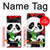 W3929 Cute Panda Eating Bamboo Funda Carcasa Case y Caso Del Tirón Funda para Google Pixel 7 Pro
