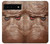 W3940 Leather Mad Face Graphic Paint Funda Carcasa Case y Caso Del Tirón Funda para Google Pixel 6