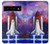 W3913 Colorful Nebula Space Shuttle Funda Carcasa Case y Caso Del Tirón Funda para Google Pixel 6 Pro