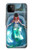 W3911 Cute Little Mermaid Aqua Spa Funda Carcasa Case y Caso Del Tirón Funda para Google Pixel 5A 5G