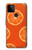 W3946 Seamless Orange Pattern Funda Carcasa Case y Caso Del Tirón Funda para Google Pixel 5A 5G