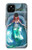 W3911 Cute Little Mermaid Aqua Spa Funda Carcasa Case y Caso Del Tirón Funda para Google Pixel 4a 5G