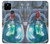 W3912 Cute Little Mermaid Aqua Spa Funda Carcasa Case y Caso Del Tirón Funda para Google Pixel 4a 5G