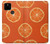 W3946 Seamless Orange Pattern Funda Carcasa Case y Caso Del Tirón Funda para Google Pixel 4a 5G