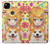 W3918 Baby Corgi Dog Corgi Girl Candy Funda Carcasa Case y Caso Del Tirón Funda para Google Pixel 4a