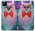 W3934 Fantasy Nerd Owl Funda Carcasa Case y Caso Del Tirón Funda para Google Pixel 4a