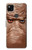 W3940 Leather Mad Face Graphic Paint Funda Carcasa Case y Caso Del Tirón Funda para Google Pixel 4a