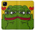 W3945 Pepe Love Middle Finger Funda Carcasa Case y Caso Del Tirón Funda para Google Pixel 4a