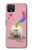 W3923 Cat Bottom Rainbow Tail Funda Carcasa Case y Caso Del Tirón Funda para Google Pixel 4