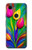 W3926 Colorful Tulip Oil Painting Funda Carcasa Case y Caso Del Tirón Funda para Google Pixel 3a