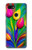 W3926 Colorful Tulip Oil Painting Funda Carcasa Case y Caso Del Tirón Funda para Google Pixel 3 XL