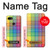 W3942 LGBTQ Rainbow Plaid Tartan Funda Carcasa Case y Caso Del Tirón Funda para Google Pixel 3 XL