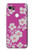 W3924 Cherry Blossom Pink Background Funda Carcasa Case y Caso Del Tirón Funda para Google Pixel 2 XL