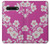 W3924 Cherry Blossom Pink Background Funda Carcasa Case y Caso Del Tirón Funda para LG V60 ThinQ 5G