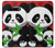 W3929 Cute Panda Eating Bamboo Funda Carcasa Case y Caso Del Tirón Funda para LG V60 ThinQ 5G
