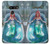 W3911 Cute Little Mermaid Aqua Spa Funda Carcasa Case y Caso Del Tirón Funda para LG G8 ThinQ