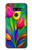 W3926 Colorful Tulip Oil Painting Funda Carcasa Case y Caso Del Tirón Funda para LG G8 ThinQ