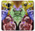 W3914 Colorful Nebula Astronaut Suit Galaxy Funda Carcasa Case y Caso Del Tirón Funda para LG G7 ThinQ