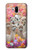 W3916 Alpaca Family Baby Alpaca Funda Carcasa Case y Caso Del Tirón Funda para LG G7 ThinQ