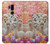 W3916 Alpaca Family Baby Alpaca Funda Carcasa Case y Caso Del Tirón Funda para LG G7 ThinQ