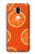 W3946 Seamless Orange Pattern Funda Carcasa Case y Caso Del Tirón Funda para LG G7 ThinQ