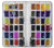 W3956 Watercolor Palette Box Graphic Funda Carcasa Case y Caso Del Tirón Funda para LG G6