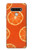 W3946 Seamless Orange Pattern Funda Carcasa Case y Caso Del Tirón Funda para LG Stylo 6