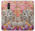 W3916 Alpaca Family Baby Alpaca Funda Carcasa Case y Caso Del Tirón Funda para LG Q Stylo 4, LG Q Stylus