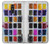W3956 Watercolor Palette Box Graphic Funda Carcasa Case y Caso Del Tirón Funda para LG Q Stylo 4, LG Q Stylus