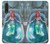 W3911 Cute Little Mermaid Aqua Spa Funda Carcasa Case y Caso Del Tirón Funda para LG Velvet