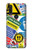 W3960 Safety Signs Sticker Collage Funda Carcasa Case y Caso Del Tirón Funda para Motorola One Action (Moto P40 Power)