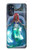 W3912 Cute Little Mermaid Aqua Spa Funda Carcasa Case y Caso Del Tirón Funda para Motorola Moto G (2022)