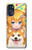 W3918 Baby Corgi Dog Corgi Girl Candy Funda Carcasa Case y Caso Del Tirón Funda para Motorola Moto G (2022)