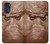 W3940 Leather Mad Face Graphic Paint Funda Carcasa Case y Caso Del Tirón Funda para Motorola Moto G (2022)