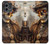 W3949 Steampunk Skull Smoking Funda Carcasa Case y Caso Del Tirón Funda para Motorola Moto G Stylus 5G (2023)