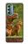 W3917 Capybara Family Giant Guinea Pig Funda Carcasa Case y Caso Del Tirón Funda para Motorola Moto G Stylus 5G (2022)