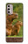 W3917 Capybara Family Giant Guinea Pig Funda Carcasa Case y Caso Del Tirón Funda para Motorola Moto G Stylus 4G (2022)