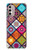 W3943 Maldalas Pattern Funda Carcasa Case y Caso Del Tirón Funda para Motorola Moto G Stylus 4G (2022)