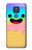 W3939 Ice Cream Cute Smile Funda Carcasa Case y Caso Del Tirón Funda para Motorola Moto G Play (2021)