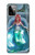 W3911 Cute Little Mermaid Aqua Spa Funda Carcasa Case y Caso Del Tirón Funda para Motorola Moto G Power (2023) 5G