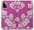 W3924 Cherry Blossom Pink Background Funda Carcasa Case y Caso Del Tirón Funda para Motorola Moto G Power (2023) 5G