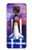W3913 Colorful Nebula Space Shuttle Funda Carcasa Case y Caso Del Tirón Funda para Motorola Moto G Power (2021)