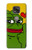 W3945 Pepe Love Middle Finger Funda Carcasa Case y Caso Del Tirón Funda para Motorola Moto G Power (2021)