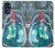 W3911 Cute Little Mermaid Aqua Spa Funda Carcasa Case y Caso Del Tirón Funda para Motorola Moto G 5G (2023)