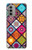 W3943 Maldalas Pattern Funda Carcasa Case y Caso Del Tirón Funda para Motorola Moto G51 5G