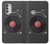 W3952 Turntable Vinyl Record Player Graphic Funda Carcasa Case y Caso Del Tirón Funda para Motorola Moto G51 5G
