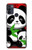 W3929 Cute Panda Eating Bamboo Funda Carcasa Case y Caso Del Tirón Funda para Motorola Moto G50